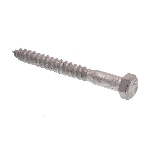Prime-Line Hex Lag Screw 3/8in X 3-1/2in A307 Grade A Hot Dip Galvanized Steel 25PK 9056351 - main